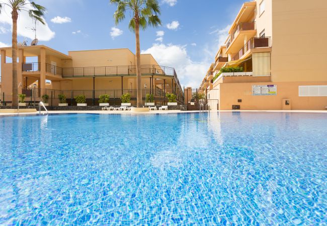 Apartamento en Adeje - Adeje with pool, sea view and WIFI gratis