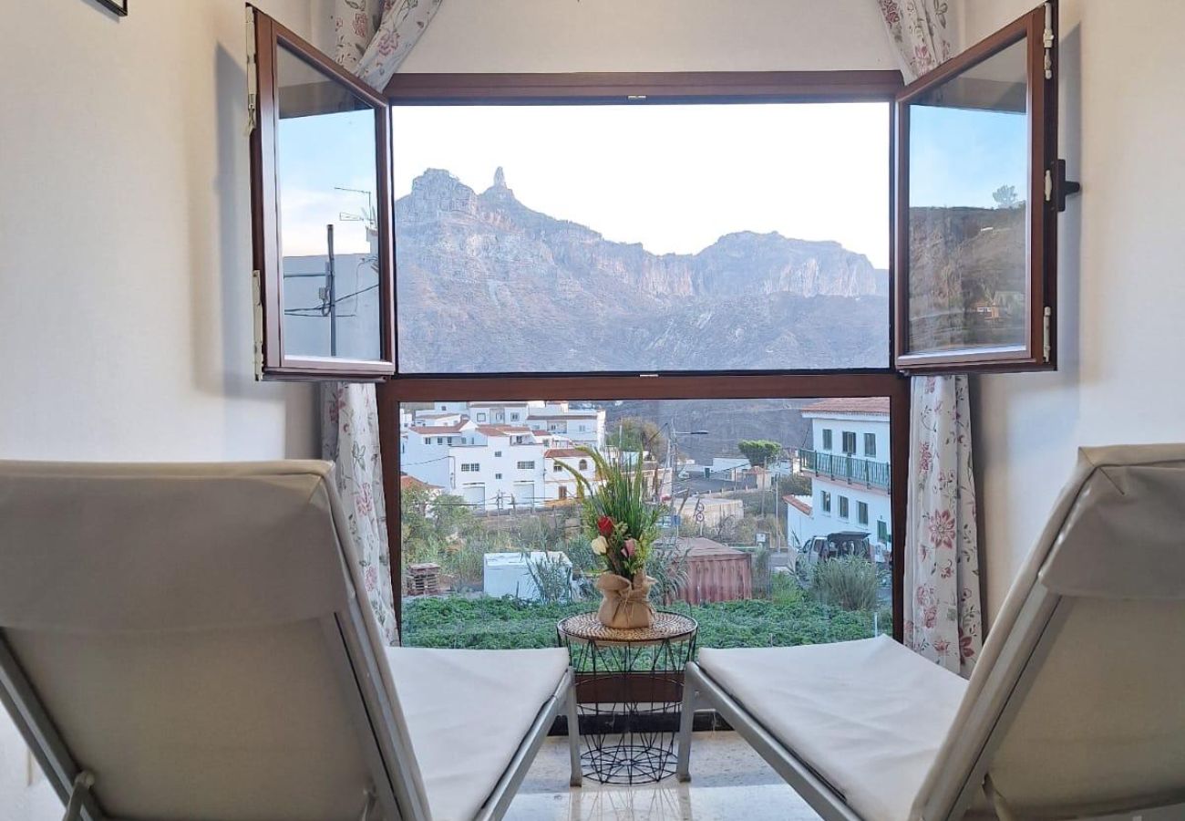 Doppelhaushälfte in Tejeda - Casa Maruca with Roque Nublo view