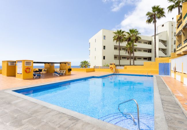  in Santiago del Teide - Playa La Arena with pool and privat parking